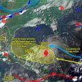En las próximas horas, el huracán Beryl ingresará a la Península de Yucatán