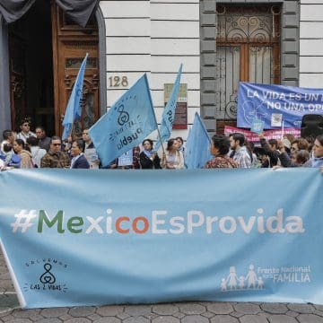 CONGRESO . PROTESTA PRO VIDA Asociaciones Pro Vida se manifiesta en contra de la despenalización del aborto