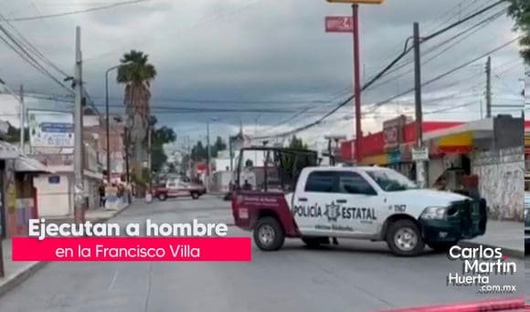 ejecuión 3 Bajan de un coche y ejecutan a un hombre en la Francisco Villa