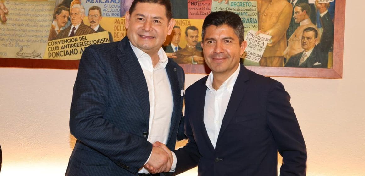 Alejandro Armenta y Lalo Rivera se reúnen para trabajar por la unidad de Puebla