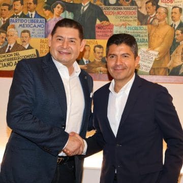 Alejandro Armenta y Lalo Rivera se reúnen para trabajar por la unidad de Puebla