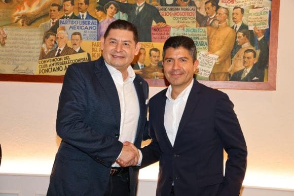Alejandro Armenta y Lalo Rivera se reúnen para trabajar por la unidad de Puebla