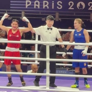 Fátima Herrera pega duro y avanza a octavos de final en París 2024