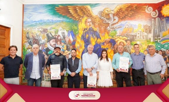 Norma Layón agradece colaboración de empresarios del corredor industrial en Texmelucan