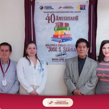Norma Layón celebra 40 años de la Biblioteca Pública Regional “José S. Serna”