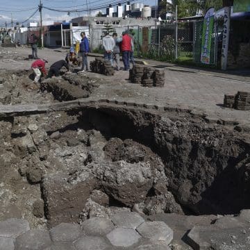 PC estatal trabaja en valoración de daños provocados por socavón