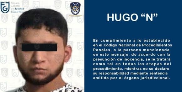 Capturan a ‘El Huguito’, uno de los líderes de la Unión Tepito