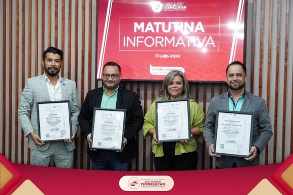 Texmelucan recibe reconocimiento en mejora regulatoria