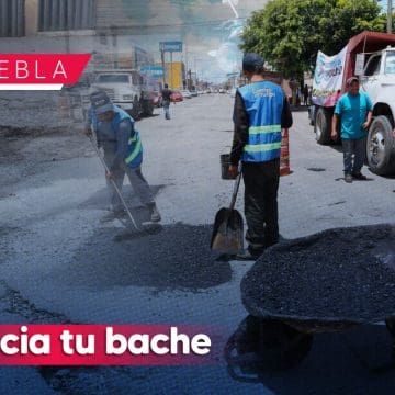 ¿Conoces un bache en Puebla? Continúa programa de bacheo; buscan tapar 30 mil hoyos
