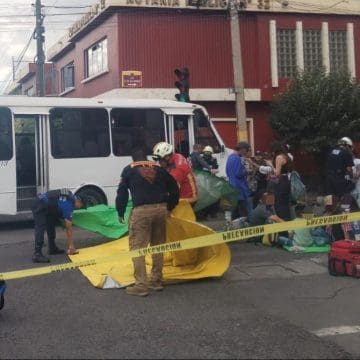 Saldo de 25 lesionados durante el choque de una Ruta 4 y patrulla de la SSP