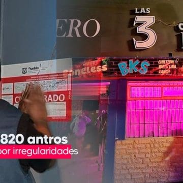 Van más de 820 antros y bares clausurados por irregulares