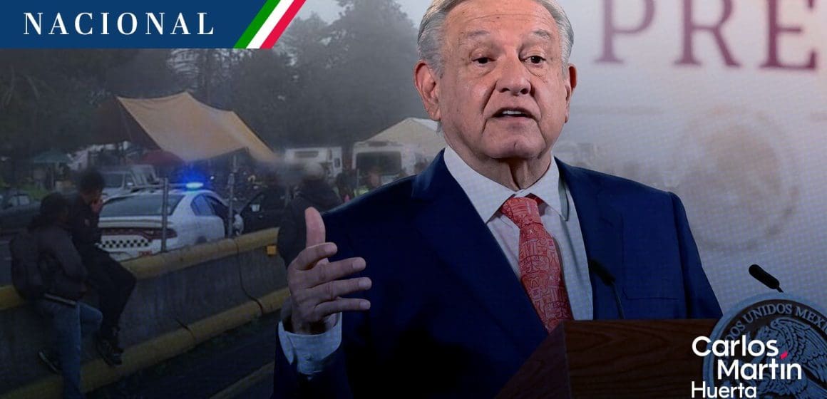 AMLO revela que un abogado está detrás del bloqueo de la autopista México-Puebla