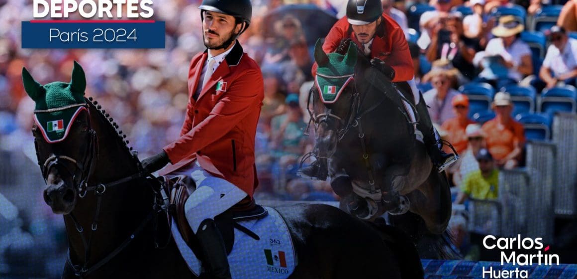 Andrés Azcárraga va por medalla de salto ecuestre en París 2024