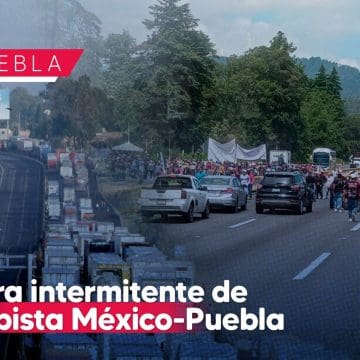 Apertura intermitente de la autopista México-Puebla tras acuerdo con ejidatarios