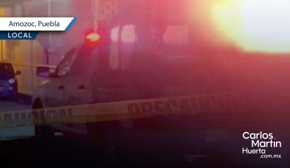 Asesinato en Amozoc: Hombre baleado por sujetos en motocicleta