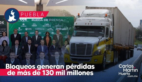 Portada Bloqueos en autopistas generaron pérdidas por más de 130 mil millones de pesos CCE y CANACAR CMH Bloqueos en autopistas generaron pérdidas por más de 130 mil millones de pesos: CCE y CANACAR