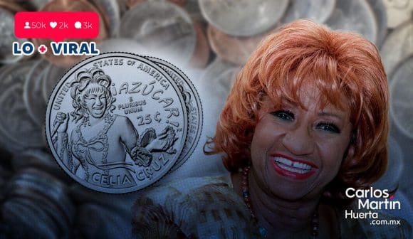 Emiten moneda de Celia Cruz en Estados Unidos