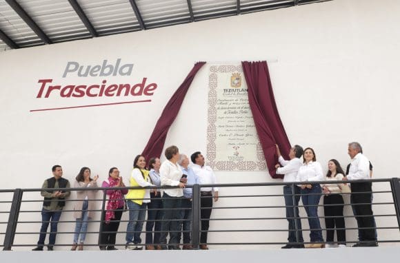 Inaugura Sergio Salomón la Central de Abasto de Teziutlán