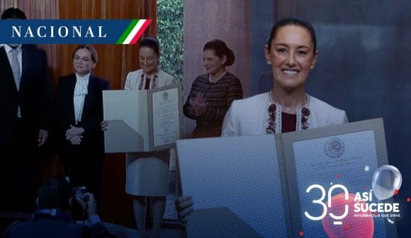 Claudia Sheinbaum recibe constancia como presidenta electa de México