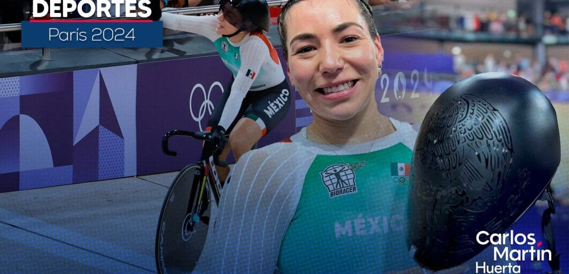 Daniela Gaxiola consigue diploma olímpico en ciclismo de pista en París 2024