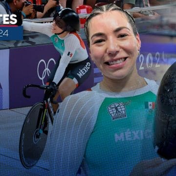 Daniela Gaxiola consigue diploma olímpico en ciclismo de pista en París 2024