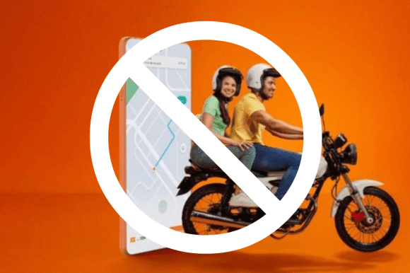 Uber Moto sin permiso para operar en el estado de Puebla