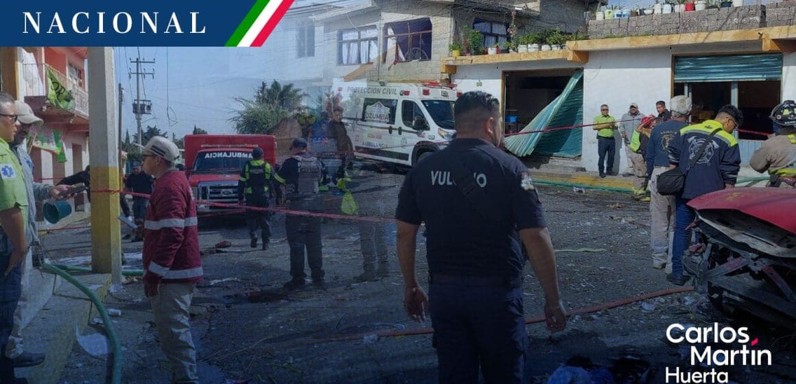 Explosión de pirotecnia en Tepetlixpa deja un muerto y 13 lesionados