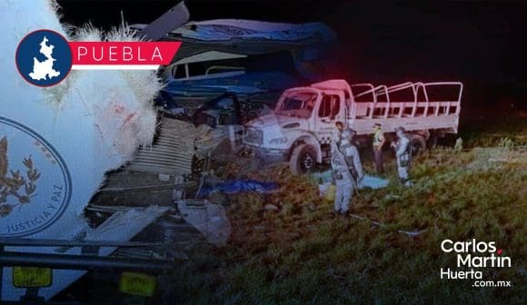 Graves dos elementos de la Guardia Nacional tras accidente en la Cuacnopalan-Oaxaca