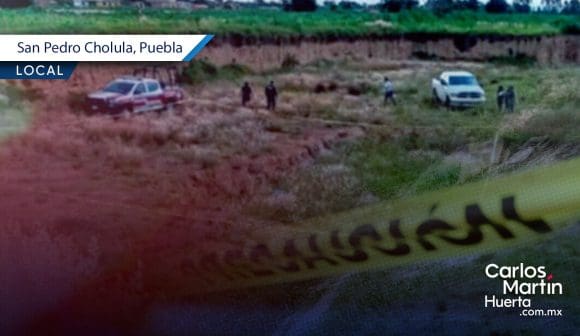 Hallan cuerpo amordazado en San Pedro Cholula