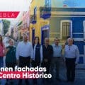 Intervienen fachadas en el Centro Histórico de Puebla; invierten 806 mil pesos