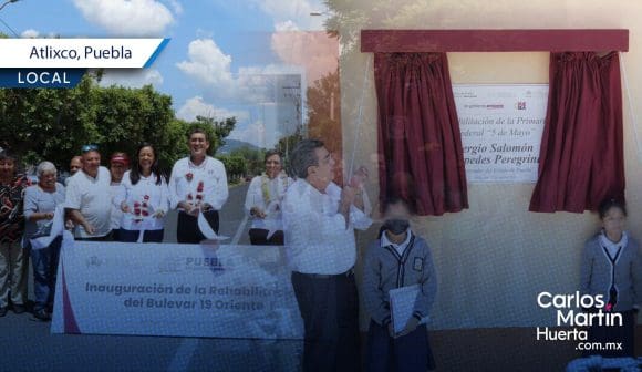 Invierten más de 141 mdp en obra educativa e infraestructura en Atlixco