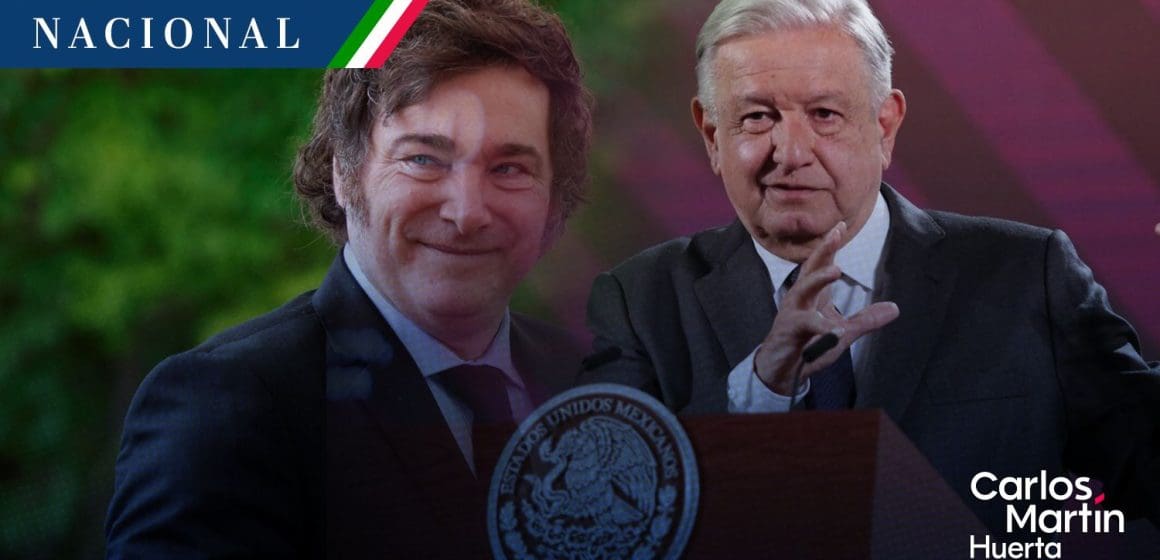 AMLO dice que Javier Milei puede venir a México; “no hay ningún problema”