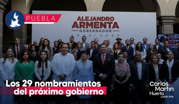 Lealtad, compromiso y vocación de servicio a Puebla los 29 nombramientos del próximo gobierno: Armenta