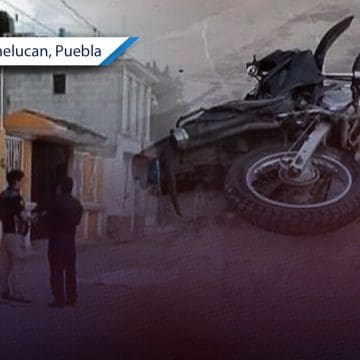 Motociclista muere tras caerse al evitar atropellar a un perro en Texmelucan