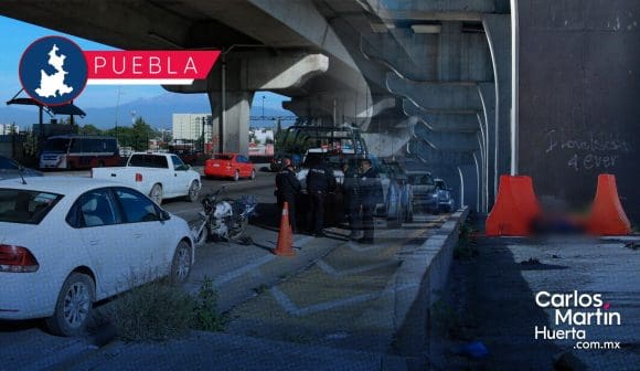 Muere en accidente motociclista en la Autopista México-Puebla