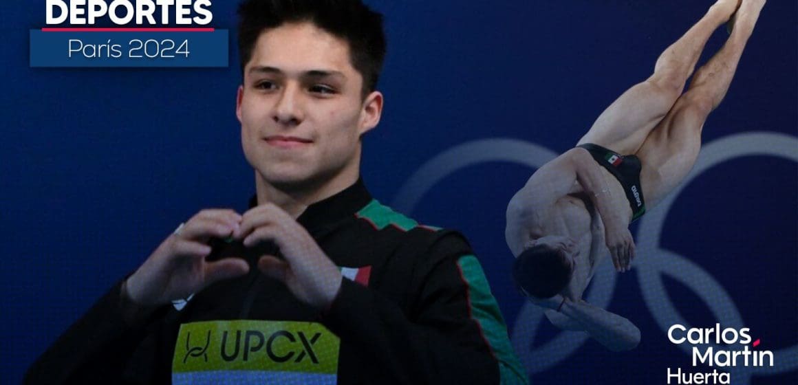 Osmar Olvera califica a la final de trampolín de 3m en París 2024