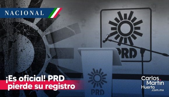 PRD pierde oficialmente su registro