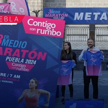 Presentan el tercer Medio Maratón Puebla 2024; conoce la nueva ruta