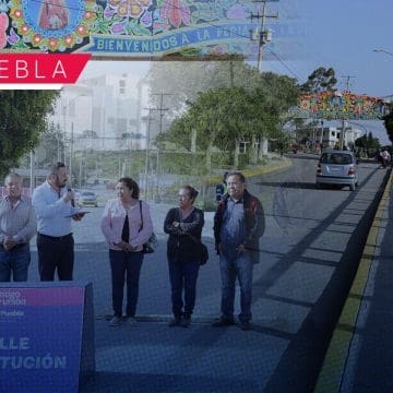 Rehabilitan la calle Constitución de Santo Tomás Chautla; así luce ahora