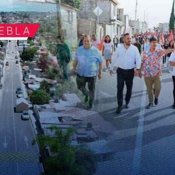 Rehabilitan vialidad al sur de la Ciudad de Puebla; inversión de 13.7 mdp