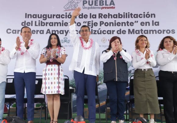 Sergio Salomón - Izúcar Sergio Salomón inaugura rehabilitación del libramiento “Eje Poniente” en Izúcar