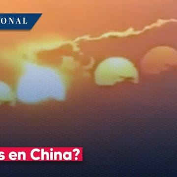 (VIDEO) Se observan 7 soles en China; ¿a qué se debe el fenómeno?