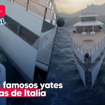 Choque de yates en Italia: El Yate de Steve Jobs y el de Ricardo Salinas