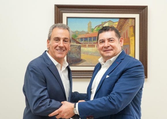 Armenta y Chedraui analizan proyectos de movilidad e infraestructura para la capital