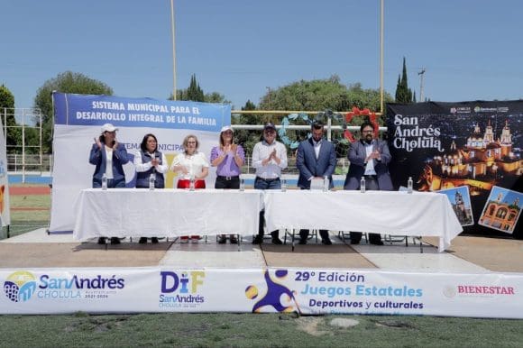 Inauguran los XXIX Juegos Estatales Deportivos y Culturales para Personas Adultos Mayores en San Andrés Cholula