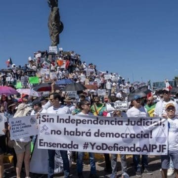 Marchan en diferentes entidades contra reforma judicial