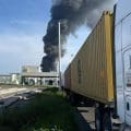 Incendio en el recinto portuario de Veracruz