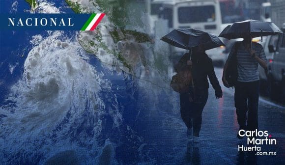 lluvias - clima Tormenta tropical Carlotta ocasionará lluvias en cuatro estados
