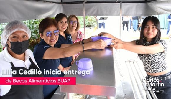 Rectora Lilia Cedillo inicia entrega de Becas Alimenticias