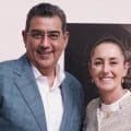 Sergio Salomón se reúne con Claudia Sheinbaum